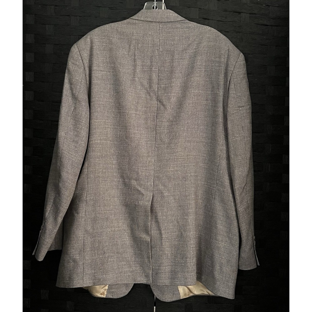 Men's Vintage Tommy Hilfiger Suit Coat Jacket Sport Coat Gray Sz 46 L Very Good! - Picture 2 of 6